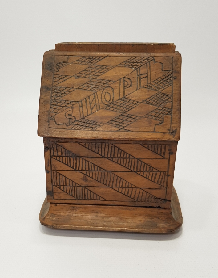 OSMANLICA VE RUMCA YAZILI SİNOP YADİGARI AHŞAP SİGARALIK