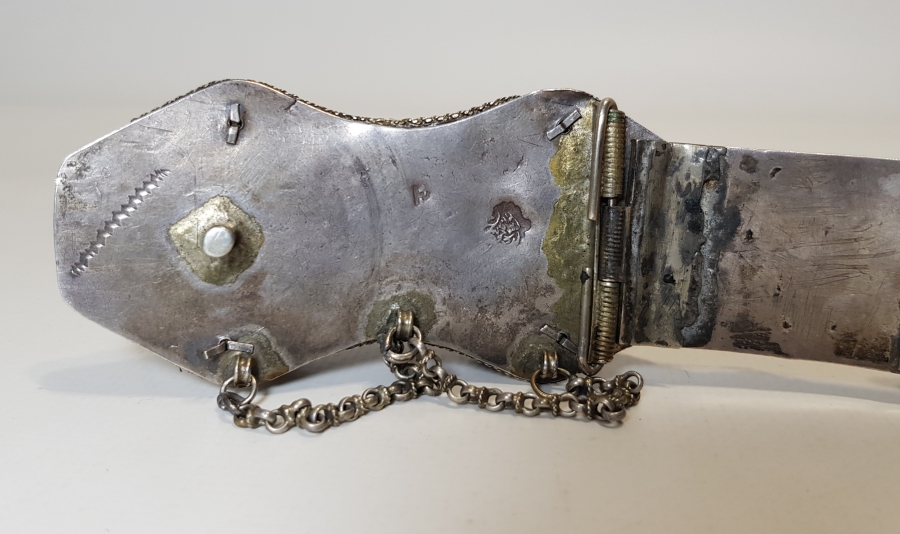 OSMANLI DÖNEMİ TUĞRALI GÜMÜŞ KEMER