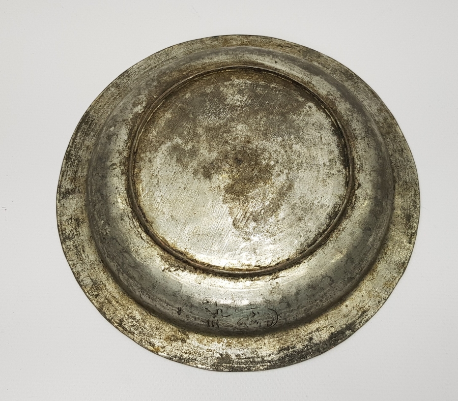 OSMANLICA MURAT PAŞA SENE 1231 YAZILI BAKIR TABAK