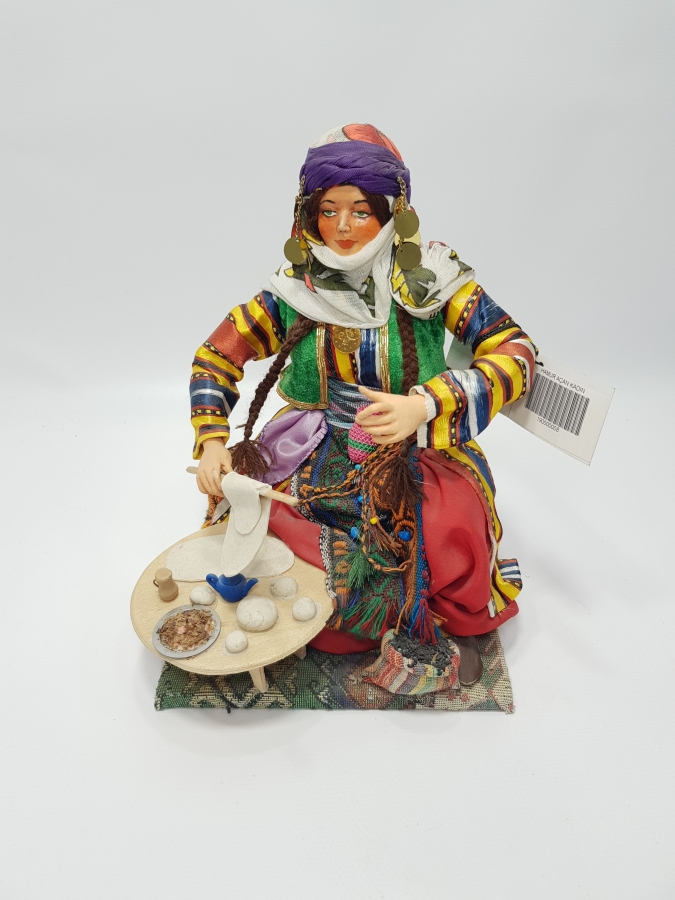 HAMUR AÇAN OSMANLI KADIN TİPLEMELİ KİTRE BEBEK