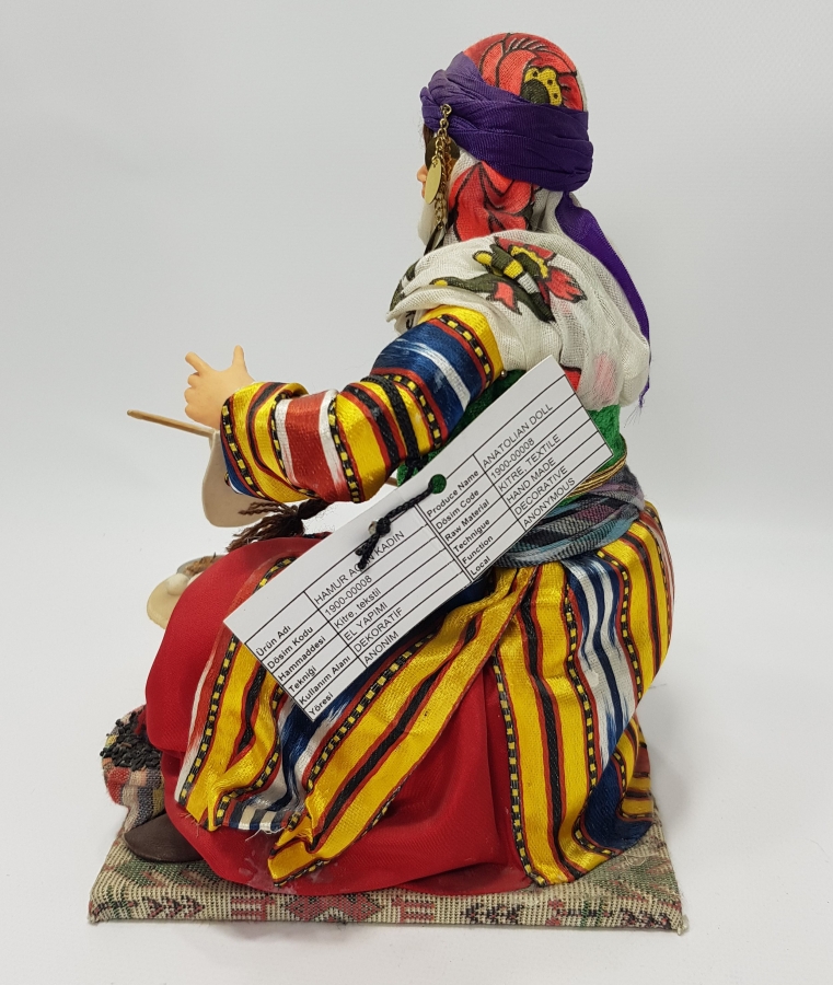 HAMUR AÇAN OSMANLI KADIN TİPLEMELİ KİTRE BEBEK