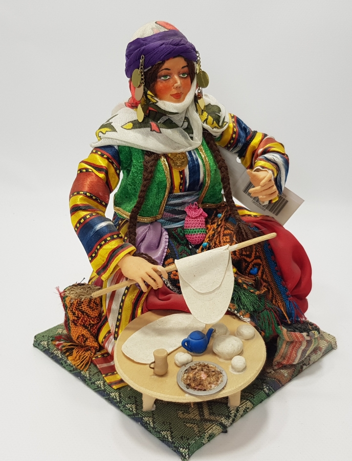 HAMUR AÇAN OSMANLI KADIN TİPLEMELİ KİTRE BEBEK