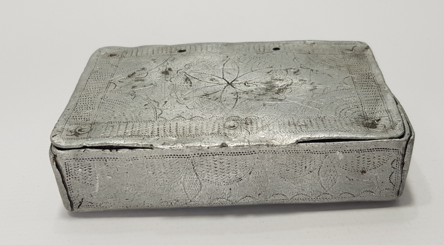 1. DÜNYA SAVAŞI ESİR RUM ASKER İŞİ SİGARA TABAKASI