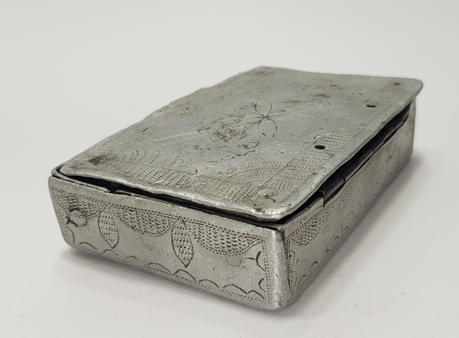 1. DÜNYA SAVAŞI ESİR RUM ASKER İŞİ SİGARA TABAKASI