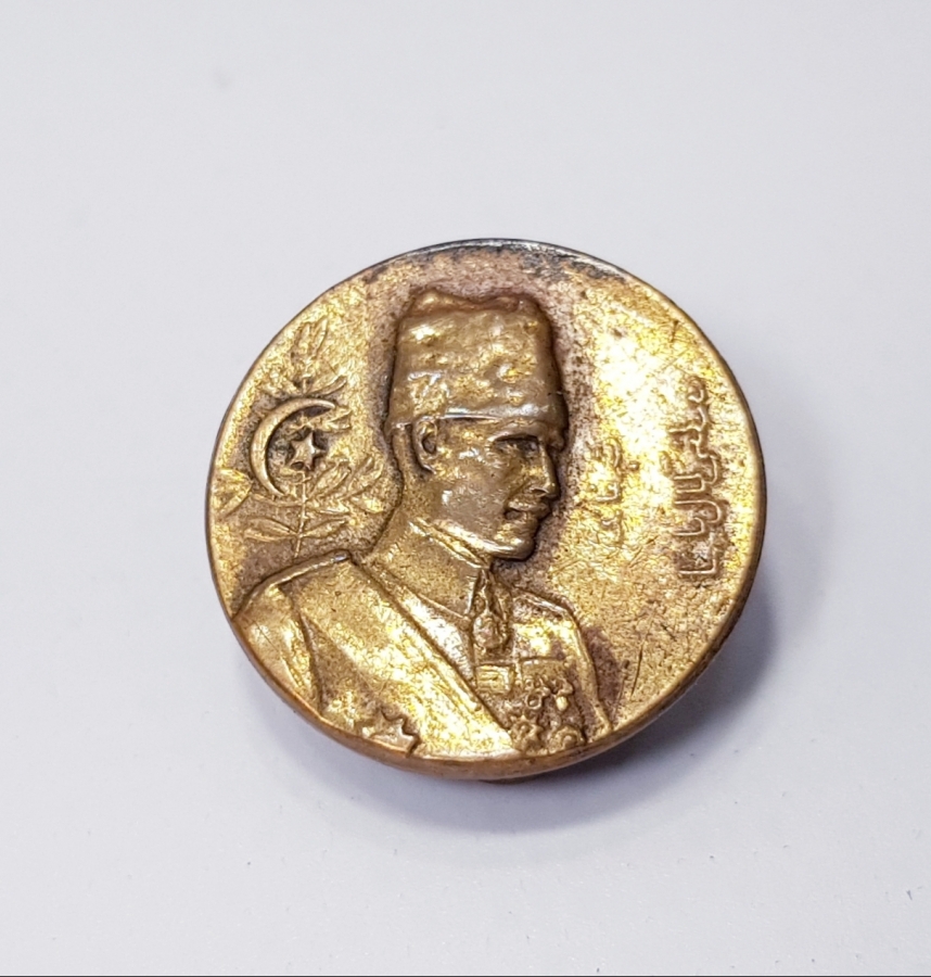 1921 MÜŞİR GAZİ MUSTAFA KEMAL PAŞA ROZET - ÇOK NADİR 