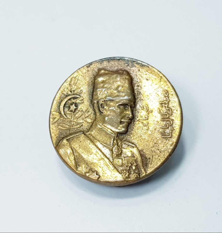 1921 MÜŞİR GAZİ MUSTAFA KEMAL PAŞA ROZET - ÇOK NADİR 