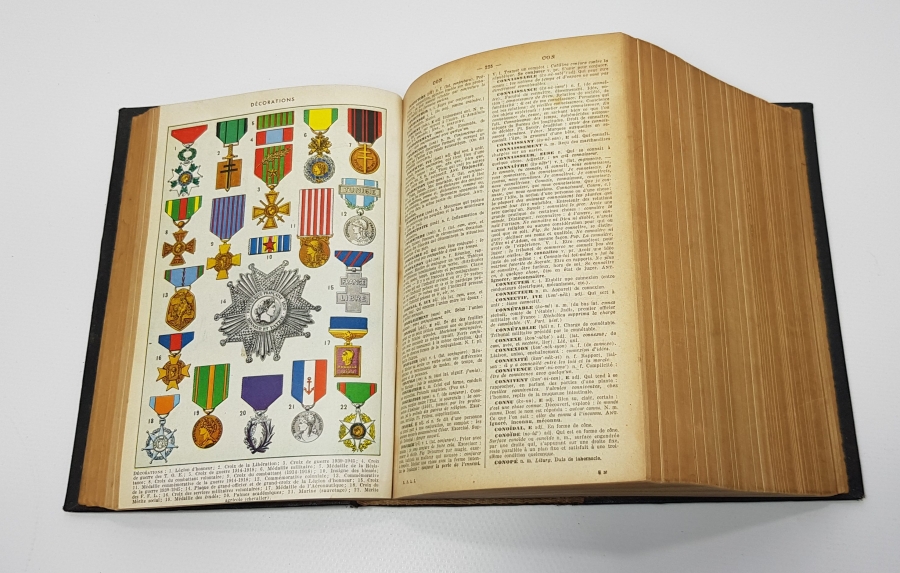 1900'LERDEN BOL GRAVÜRLÜ FRANSIZCA SÖZLÜK 