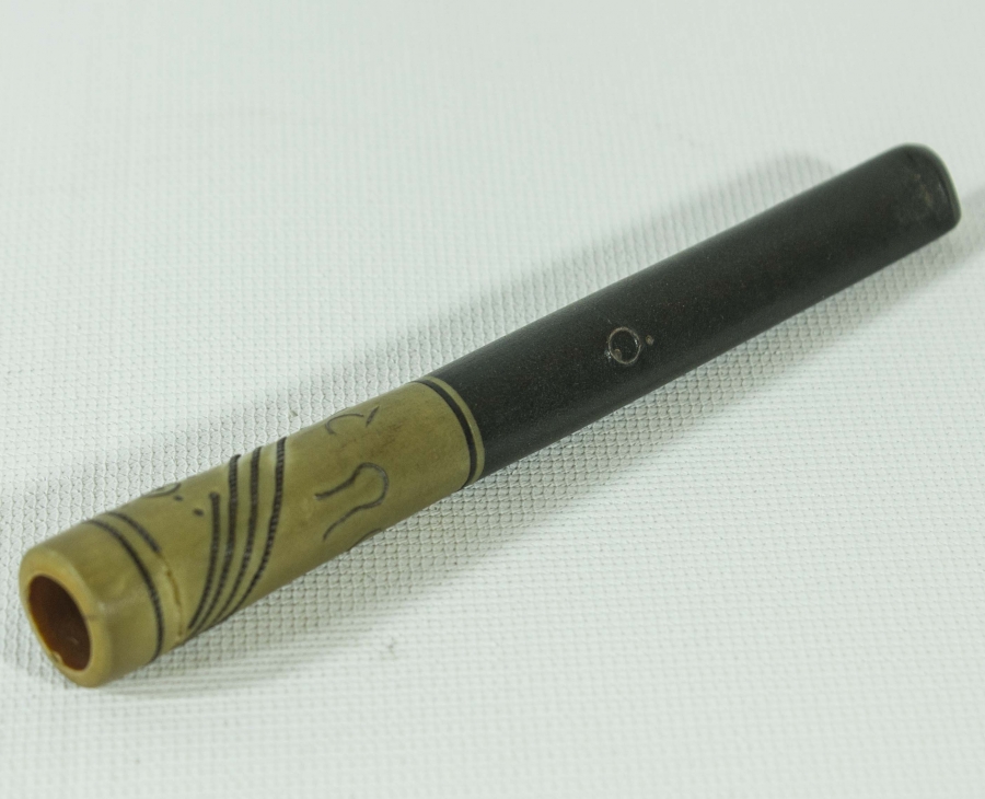 OSMANLICA YADİGAR YAZILI VE AY YILDIZLI AFYON İŞİ AĞIZLIK