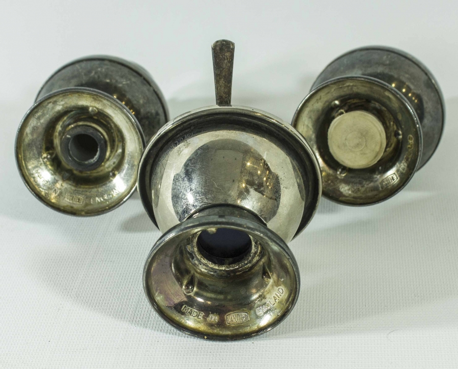 İNGİLİZ DAMGALI GÜMÜŞ KAPLAMA SOFRA SETİ