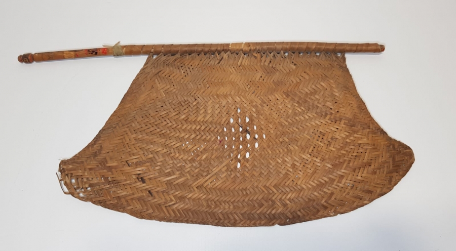 OSMANLI DÖNEMİ TEKKE İŞİ HASIR YELPAZE