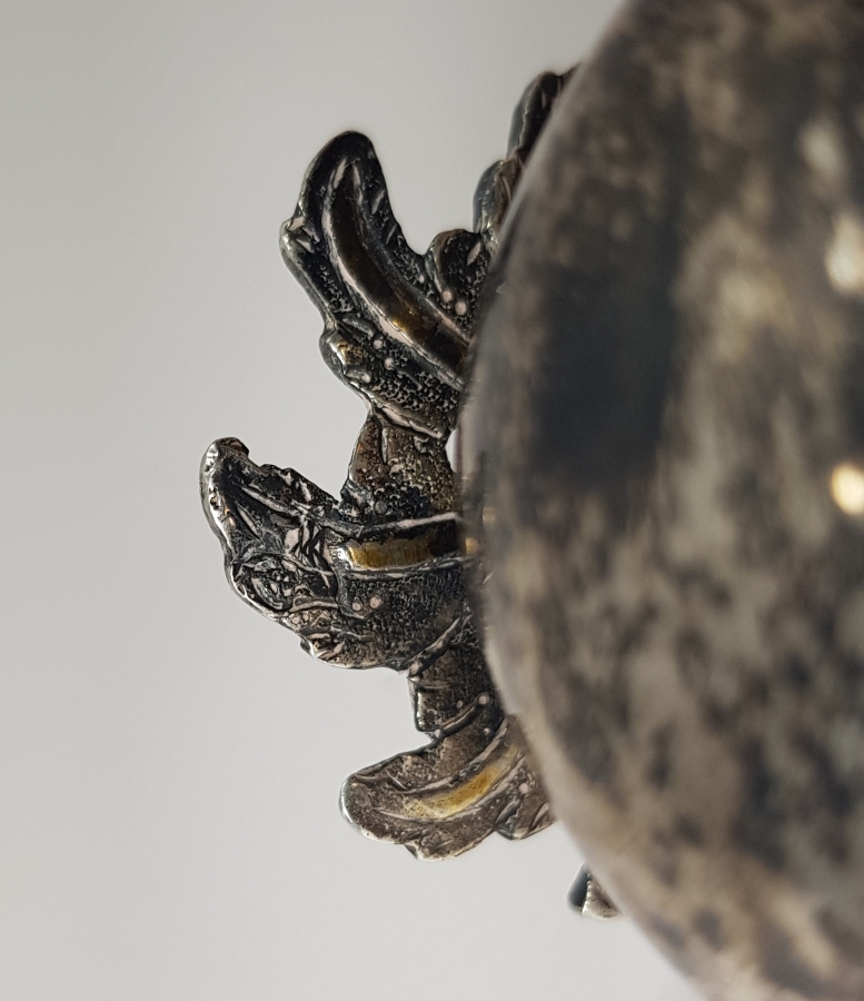 OSMANLI DÖNEMİ TUĞRALI GÜMÜŞ GÜLEBDAN