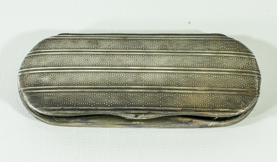 OSMANLI DÖNEMİ GÜMÜŞ KUTUSUNDA ALTIN KAPLAMA GÖZLÜK