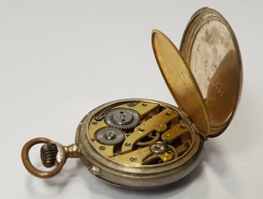 1900's GÜMÜŞ CEP SAATİ