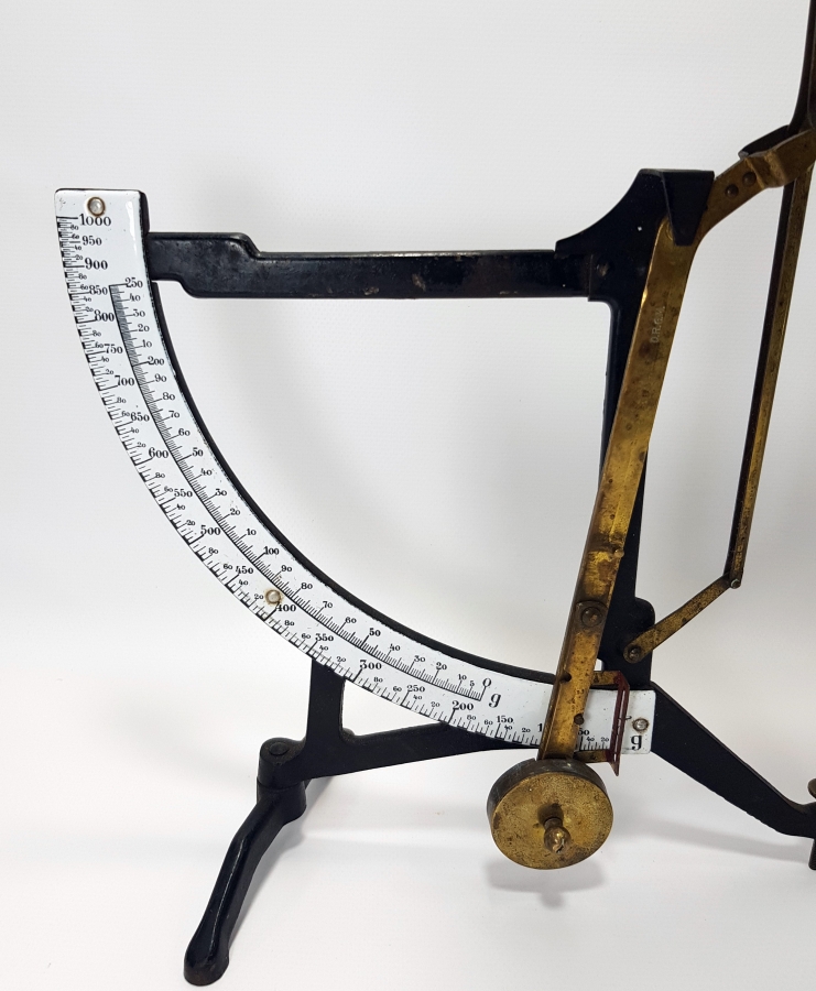 1920's PORSELEN KADRANLI POSTA TERAZİSİ