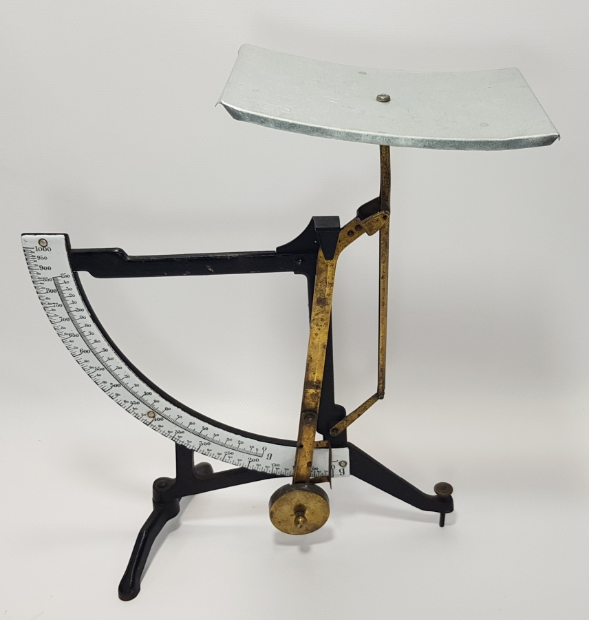 1920's PORSELEN KADRANLI POSTA TERAZİSİ