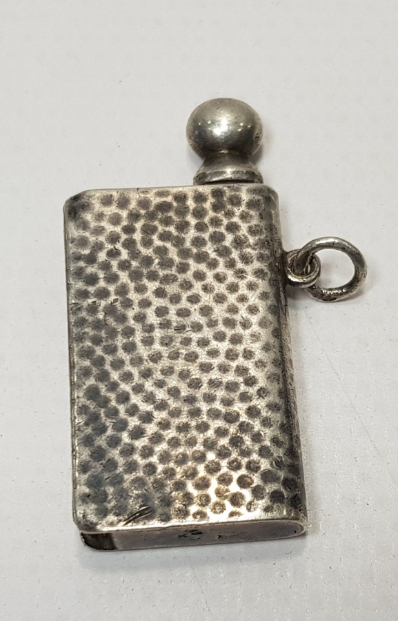 1900 BAŞLARI NADİR FORMDA GÜMÜŞ KİBRİTLİK