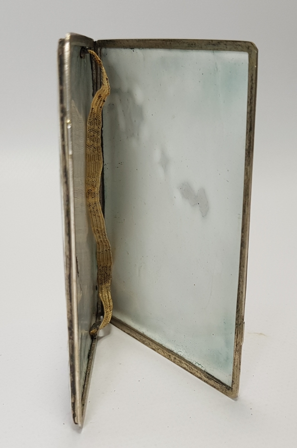 MİNELİ GÜMÜŞ SİGARA TABAKASI