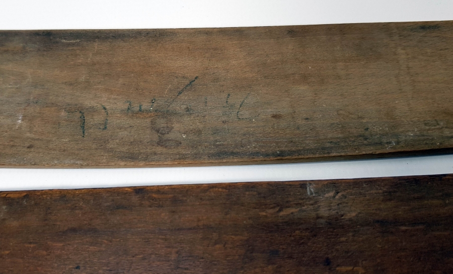 OSMANLICA TERZİ AHMET SENE 1927 YAZILI AHŞAP TERZİ KALIPLARI 