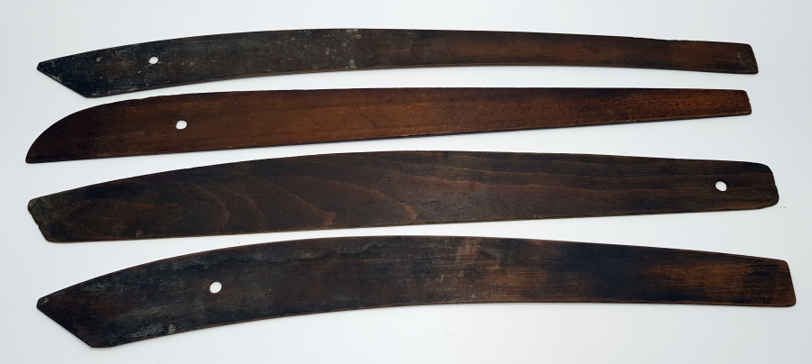 OSMANLICA TERZİ AHMET SENE 1927 YAZILI AHŞAP TERZİ KALIPLARI 