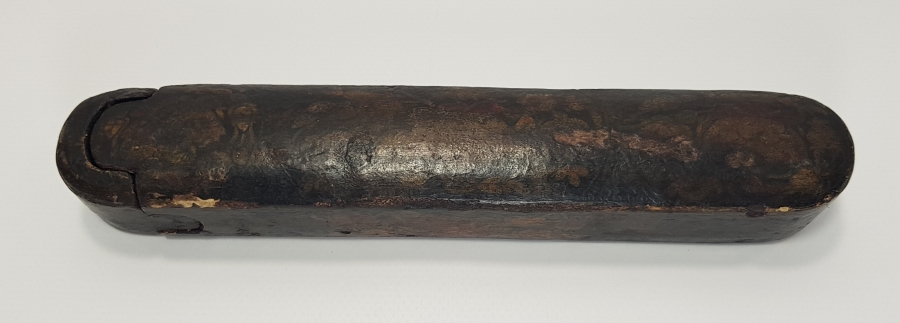 OSMANLI DÖNEMİ EL BOYAMA PAPIER MACHE KALEMDAN 