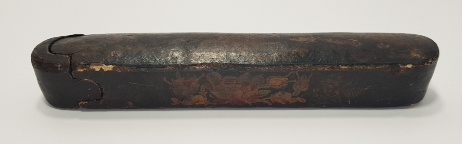 OSMANLI DÖNEMİ EL BOYAMA PAPIER MACHE KALEMDAN 