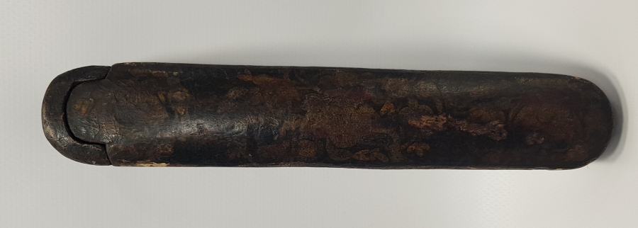 OSMANLI DÖNEMİ EL BOYAMA PAPIER MACHE KALEMDAN 