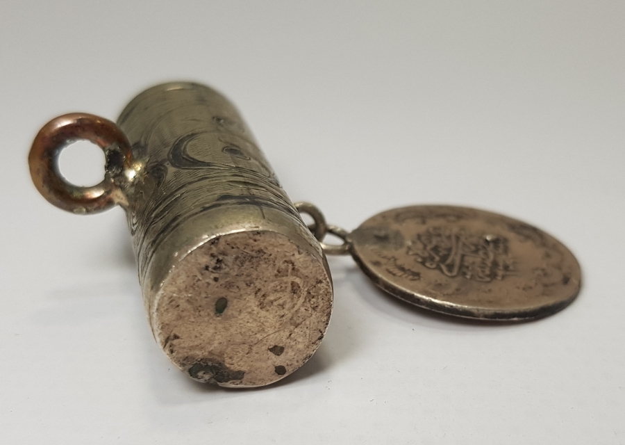 OSMANLI DÖNEMİ SAVATLI GÜMÜŞ HAMAYIL