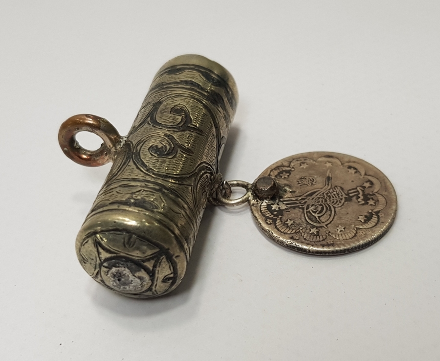 OSMANLI DÖNEMİ SAVATLI GÜMÜŞ HAMAYIL