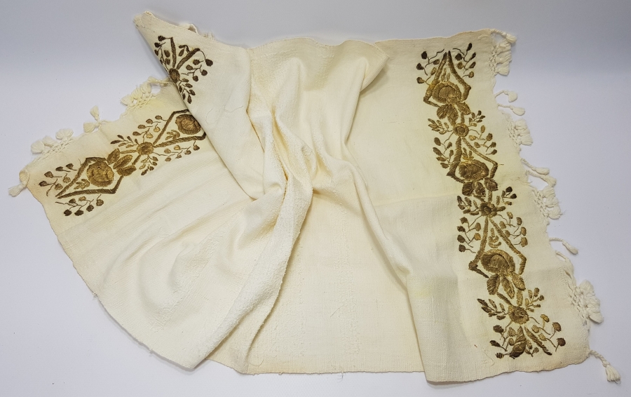 OSMANLI DÖNEMİ SIRMA İŞÇİLİKLİ HAVLU