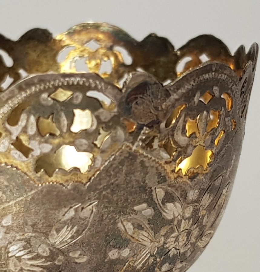 OSMANLI DÖNEMİ İNİSİYALLİ TESTERE İŞİ FİNCAN ZARFI