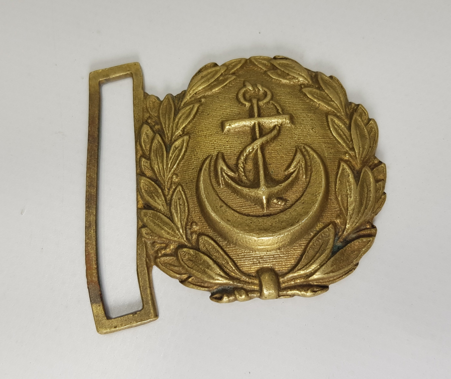 1. DÜNYA SAVAŞI DÖNEMİ OSMANLI DENİZCİ SUBAY KEMERİ TOKASI