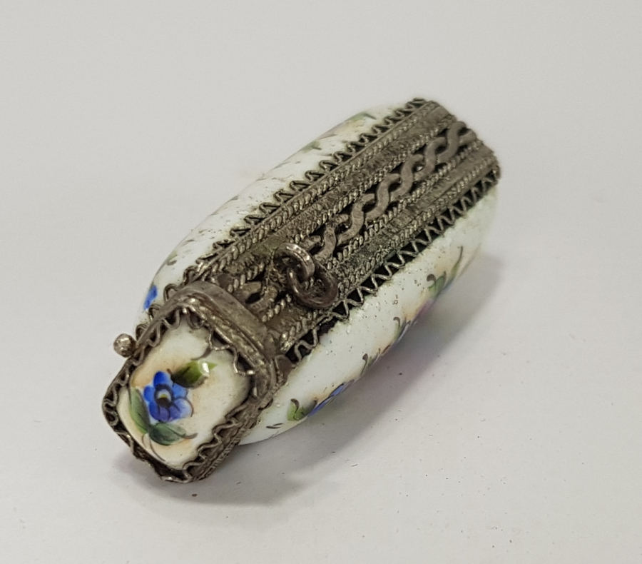 1900'LERDEN GÜMÜŞ VE PORSELENDEN YAPILMIŞ KOKULUK