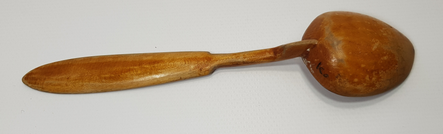 1926 TARİHLİ OSMANLICA BEYİT YAZILI TEKKE İŞİ AHŞAP KAŞIK