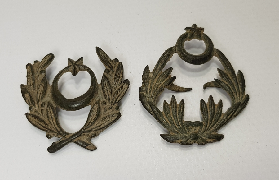 OSMANLI SON DÖNEM İKİ ADET ASKERİ KOKART 