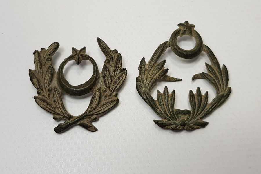 OSMANLI SON DÖNEM İKİ ADET ASKERİ KOKART 