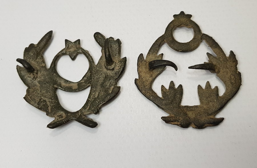 OSMANLI SON DÖNEM İKİ ADET ASKERİ KOKART 