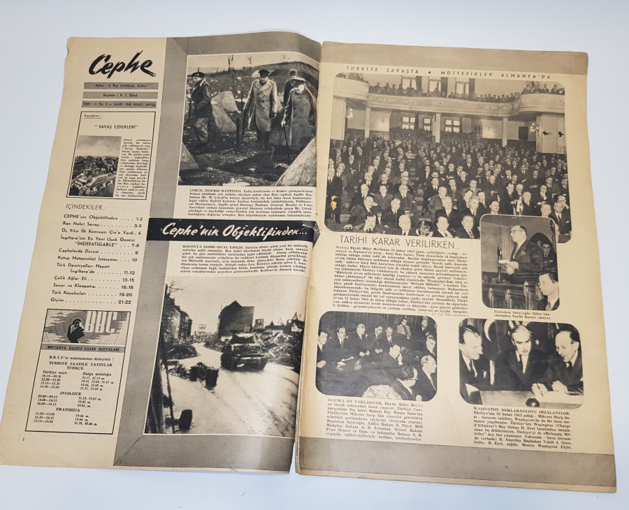 TÜRKİYE 2. DÜNYA SAVAŞINA GİRİYOR - CEPHE DERGİSİ 