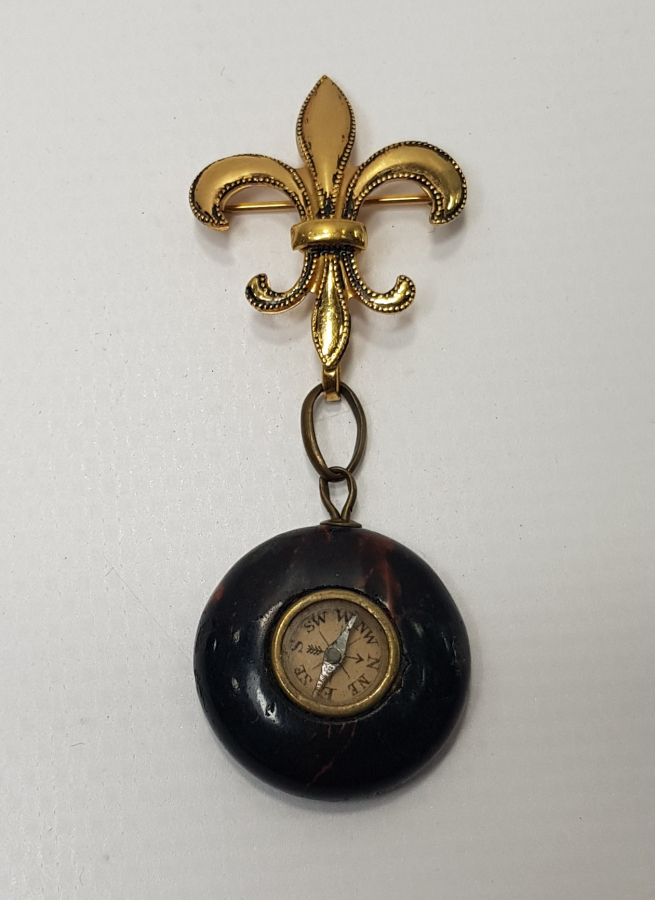 ANTİKA BROŞ PUSULA