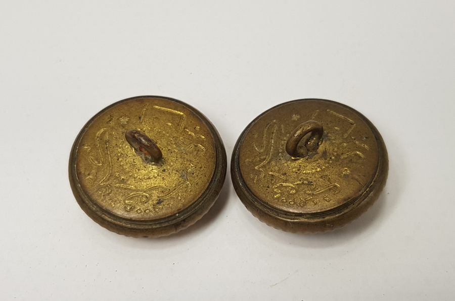 OSMANLI DÖNEMİ 2 ADET ÇİL KONDİSYONDA DENİZCİ PAŞA DÜĞMESİ