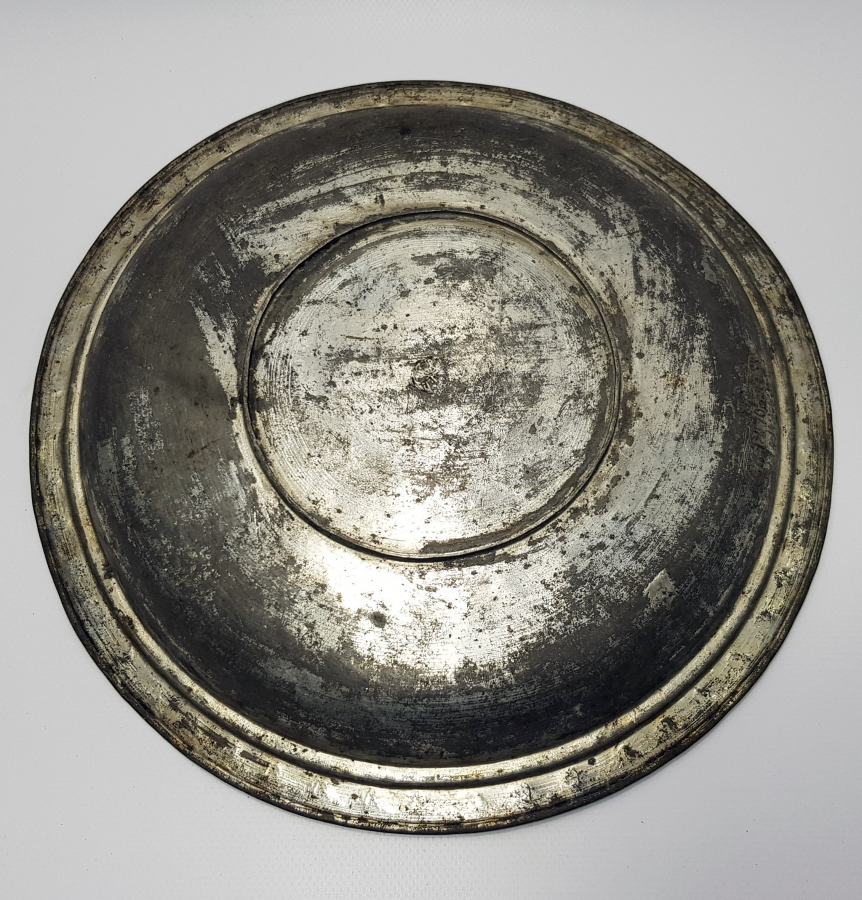 OSMANLI DÖNEMİ ERMENİCE YAZILI, OSMANLICA DAMGALI BAKIR TABAK