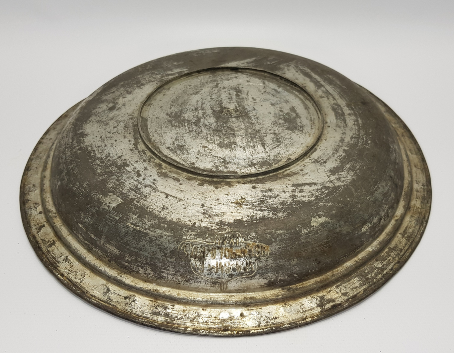 OSMANLI DÖNEMİ ERMENİCE YAZILI, OSMANLICA DAMGALI BAKIR TABAK