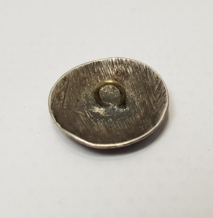 OSMANLI DÖNEMİ TUĞRA MOTİFLİ SAVATLI GÜMÜŞ DÜĞME