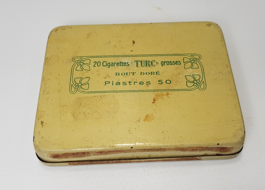 OSMANLICA SAMSUN SİGARASI KUTUSU