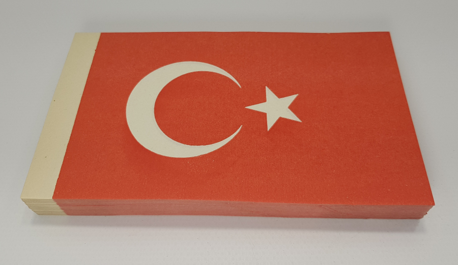 100 ADET KAĞIT BAYRAK 