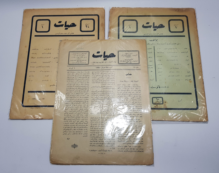 3 ADET OSMANLICA HAYAT DERGİSİ 