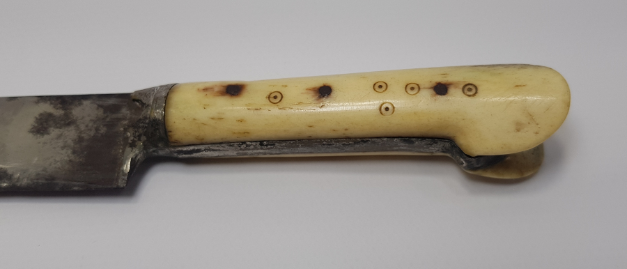 OSMANLI DÖNEMİ BURSA İŞİ KEMİK SAPLI KAMA