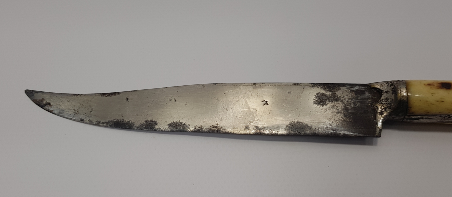 OSMANLI DÖNEMİ BURSA İŞİ KEMİK SAPLI KAMA