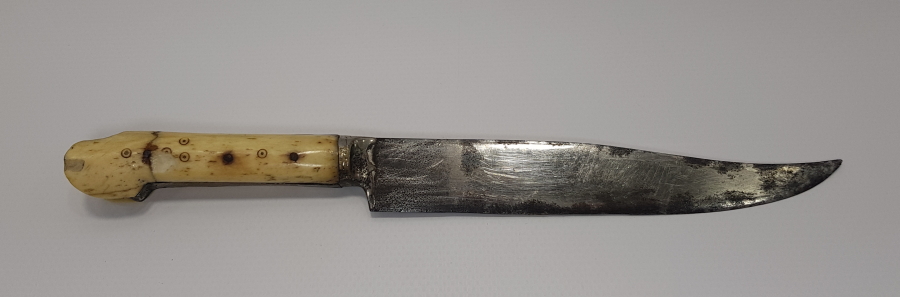 OSMANLI DÖNEMİ BURSA İŞİ KEMİK SAPLI KAMA