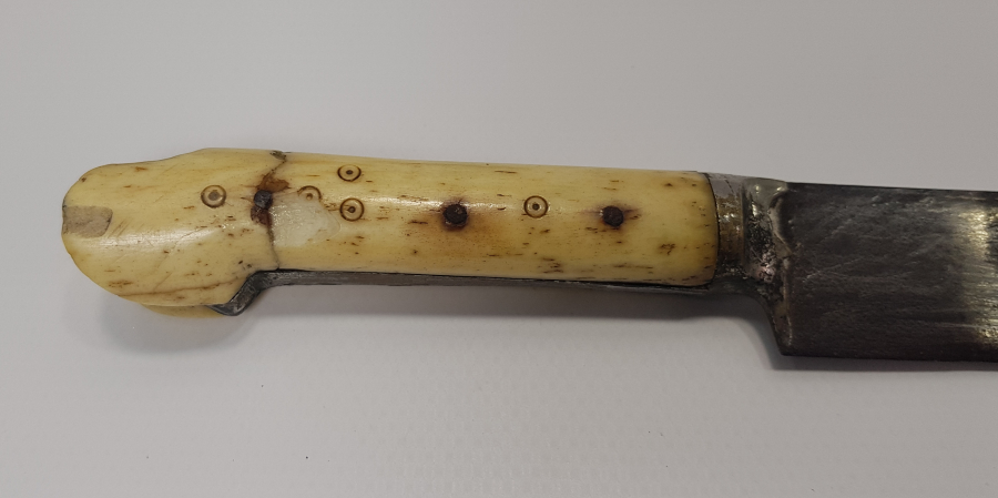 OSMANLI DÖNEMİ BURSA İŞİ KEMİK SAPLI KAMA