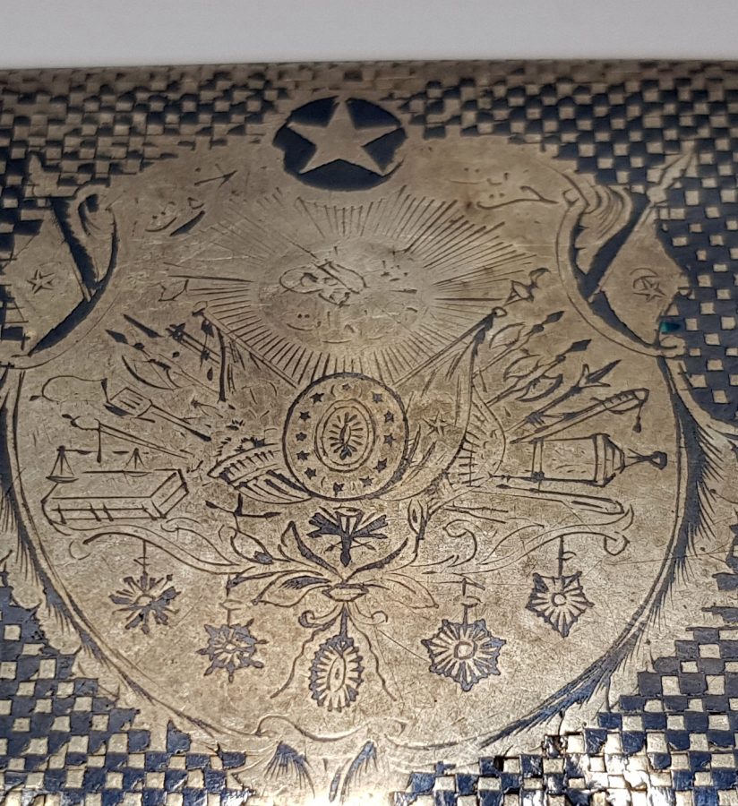 OSMANLI DÖNEMİ DEVLET ARMALI VAN İŞİ SİGARA TABAKASI